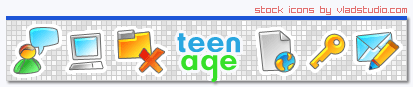 Preview Teen Age  icon collection